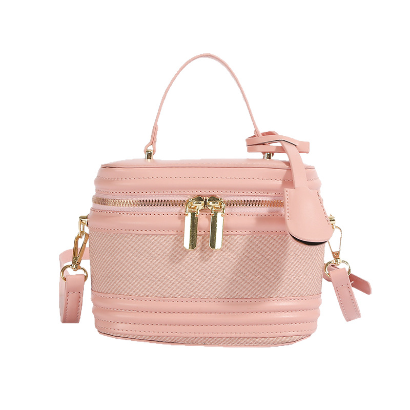 Cross-border color-blocking hand-held box bag for women 2025 new style, fashionable and stylish single-shoulder bag, versatile and light luxury crossbody bag Item Picture