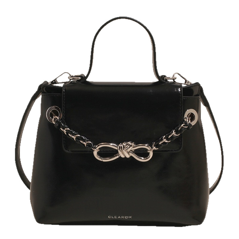 Korean high-end, fashionable and casual handbag for women 2025 new style, solid color chain, versatile single-shoulder crossbody bag Item Picture