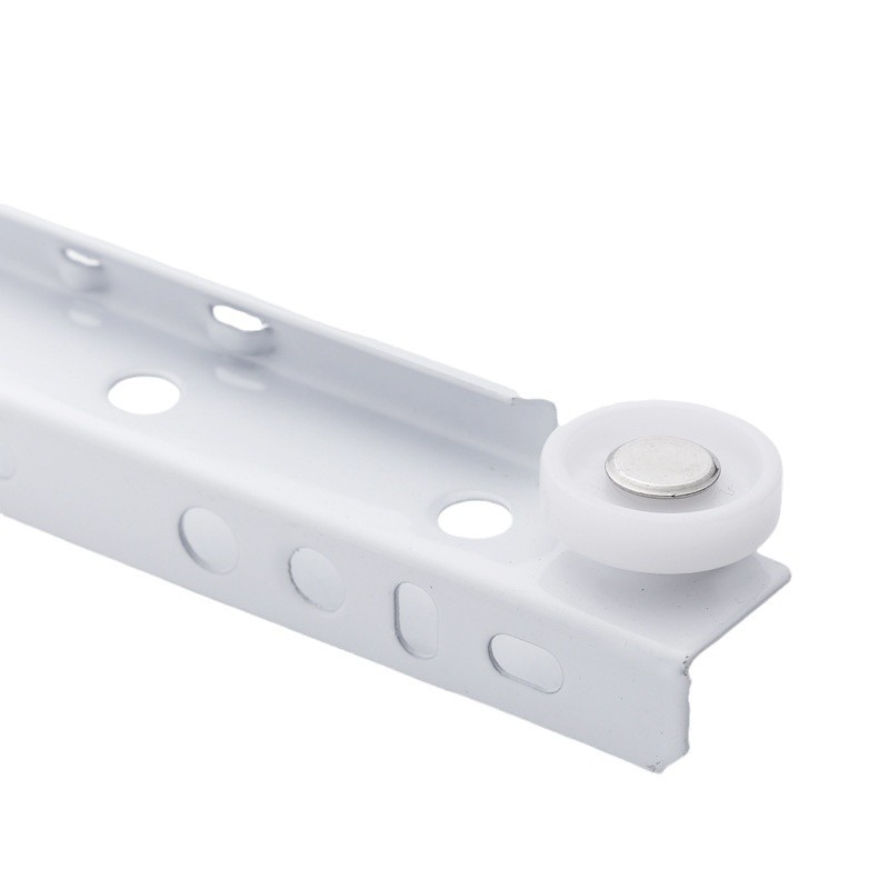FGV European Style Model 604 powder-coated drawer slide rail, roller slide rail, pulley guide rail, two-section ball white Item Picture