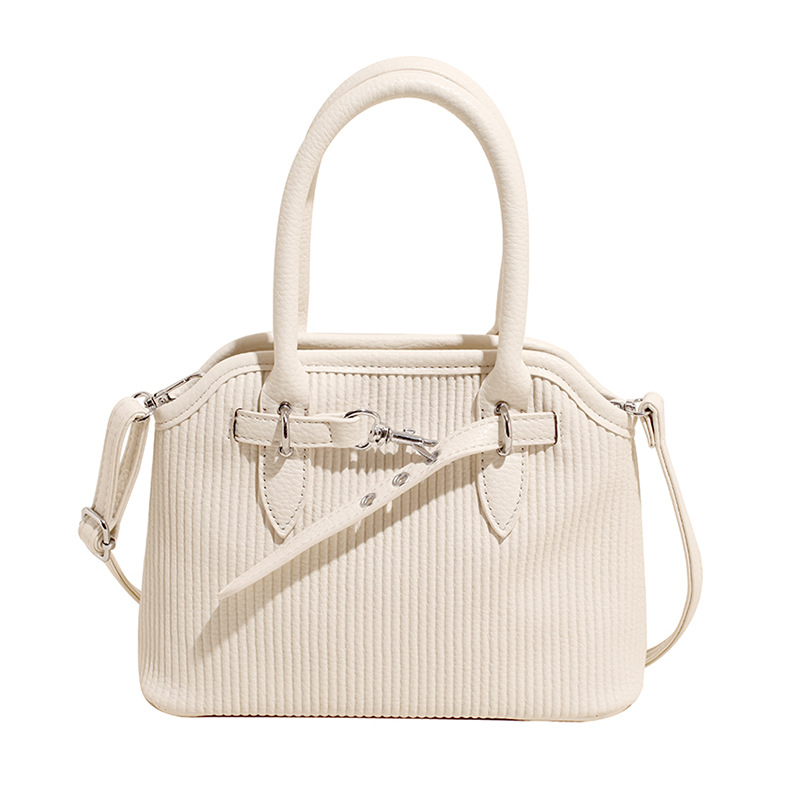 Cross-border 2025 New Trendy large-capacity pleated shell bag, French light luxury tote bag, fashionable single-shoulder armpit women's bag Item Picture