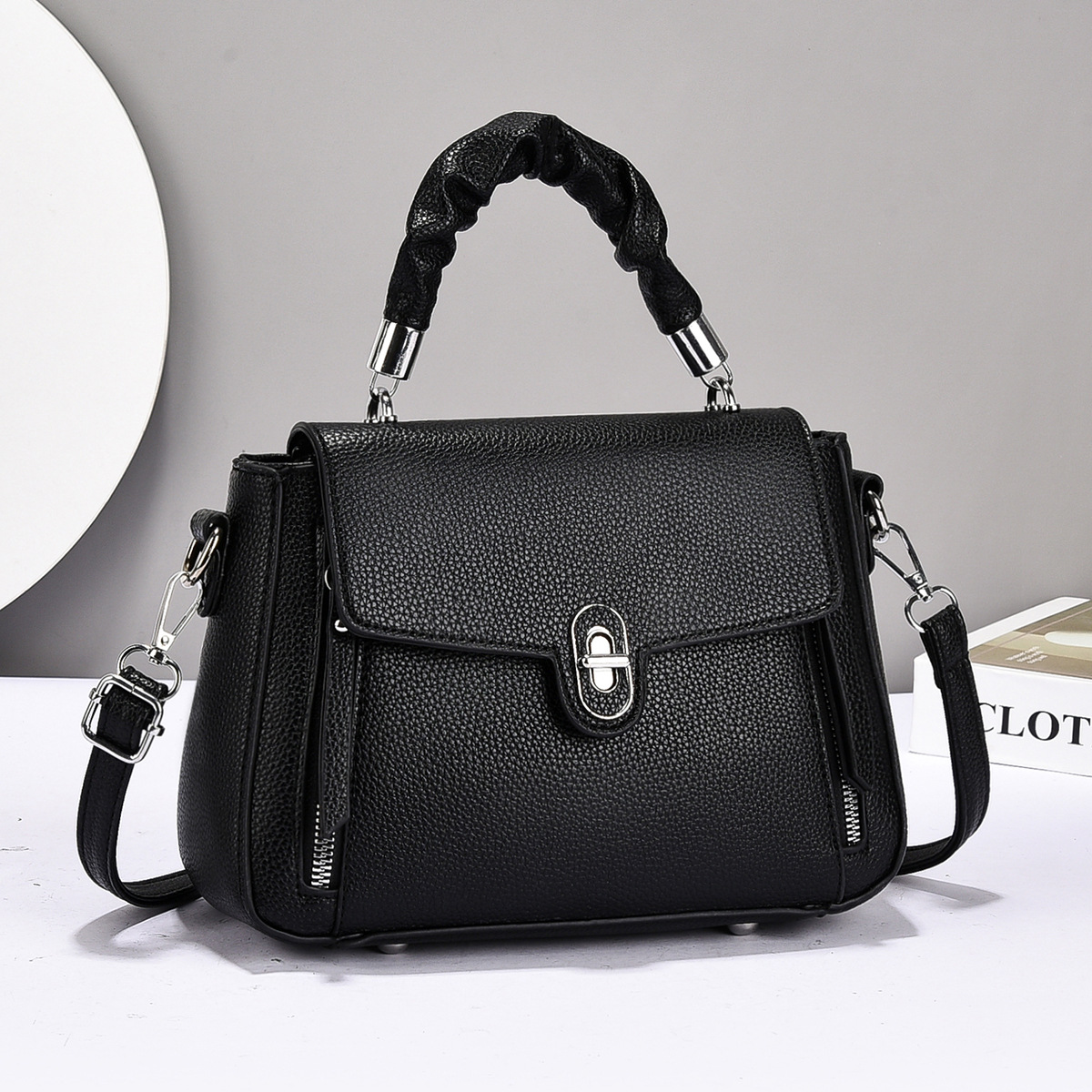 New cross-border women's bag 2025 crossbody bag for women, fashionable for middle-aged women, handbag for women, single-shoulder bag for women full figure
