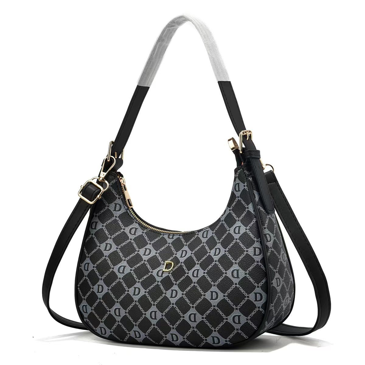 New women's bag with printed underarm, fashionable and trendy women's bag, single-shoulder crossbody bag, high-end handbag for women full figure
