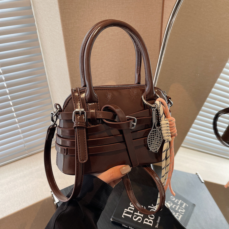Fashionable and stylish small handbag for women 2024 new style, simple and stylish single-shoulder bag, personalized commuting crossbody bag Specification drawing
