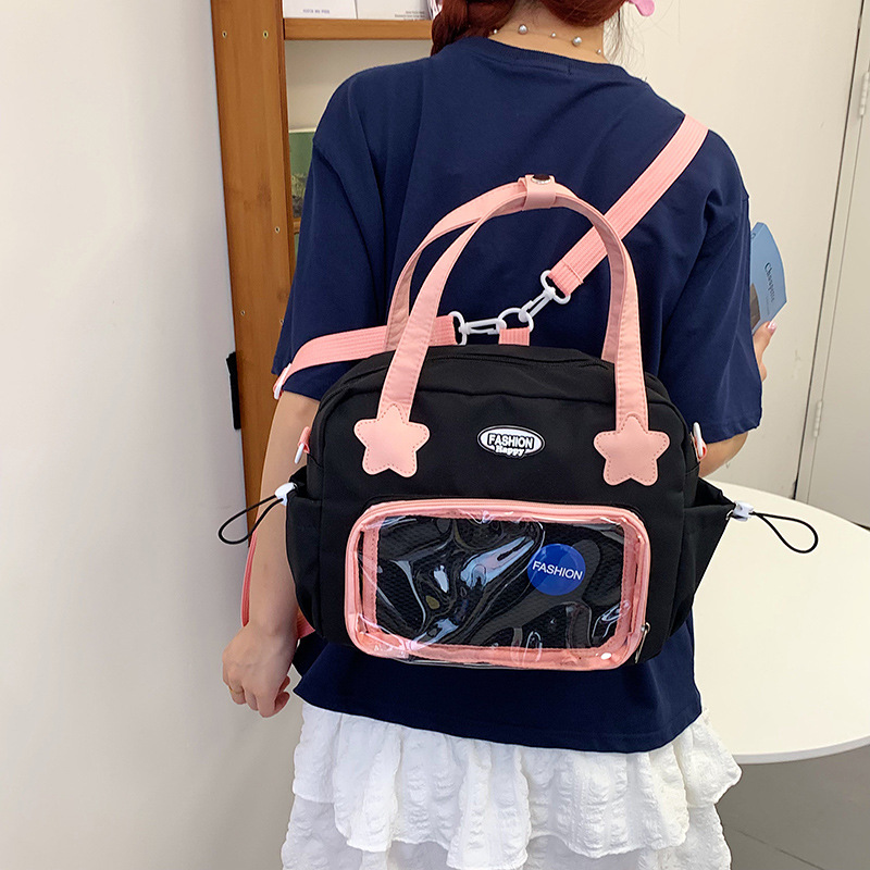 Fashionable single-shoulder crossbody bag, stylish large-capacity backpack, 2025 new style, elegant and high-quality underarm handbag Specification drawing