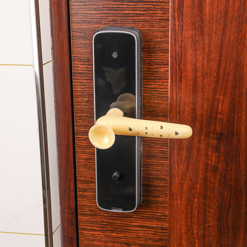 Thin door handle gloves with suction cups, rear anti-collision door handle anti-collision pads, silent silicone pads, handle anti-collision pads full figure