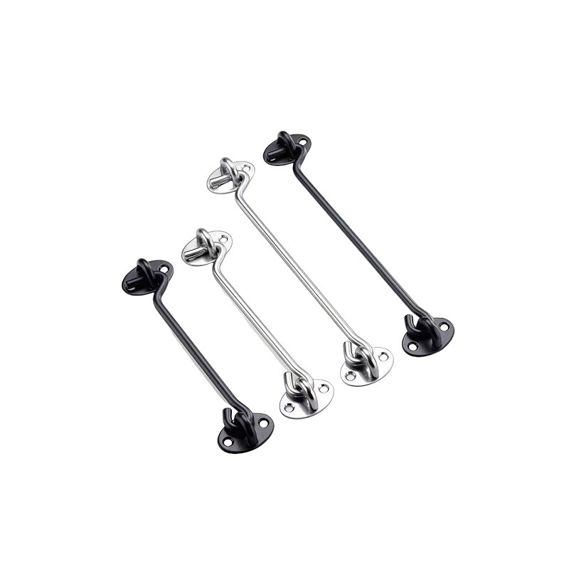 Old-style wooden Windows, stainless steel hooks, windproof hooks, solid thickened and lengthened door and window buckles, wholesale of door and window hardware Item Picture