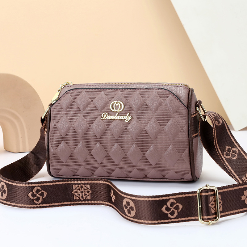Embossed round bag, versatile and simple single-shoulder crossbody bag, small bag, women's new style, foreign trade manufacturer, summer 2023 Korean version Application Scenario