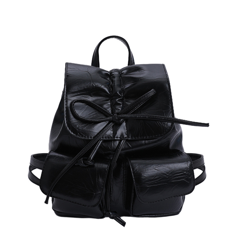 This is a new Korean-style, ladylike, niche backpack for women in 2025. It is a fashionable handbag with a high-end feel and a casual small backpack Item Picture