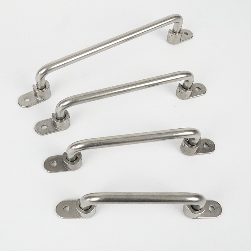 304 stainless steel handle with chrome plating, rotatable handle manufacturer, distribution box, electrical cabinet, machine cabinet, industrial folding handle Specification drawing
