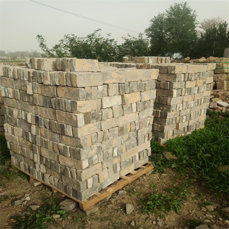 Old blue bricks, antique old blue bricks, indoor bricks for scenic spots, paving bricks for scenic spots, old wall bricks, and stepping bricks for scenic spots Specification drawing