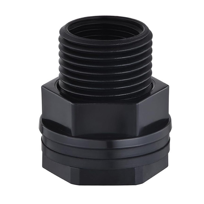 Cross-border US standard 1/2NPT X 3/4GHT garden hose threaded partition water tank connector full figure