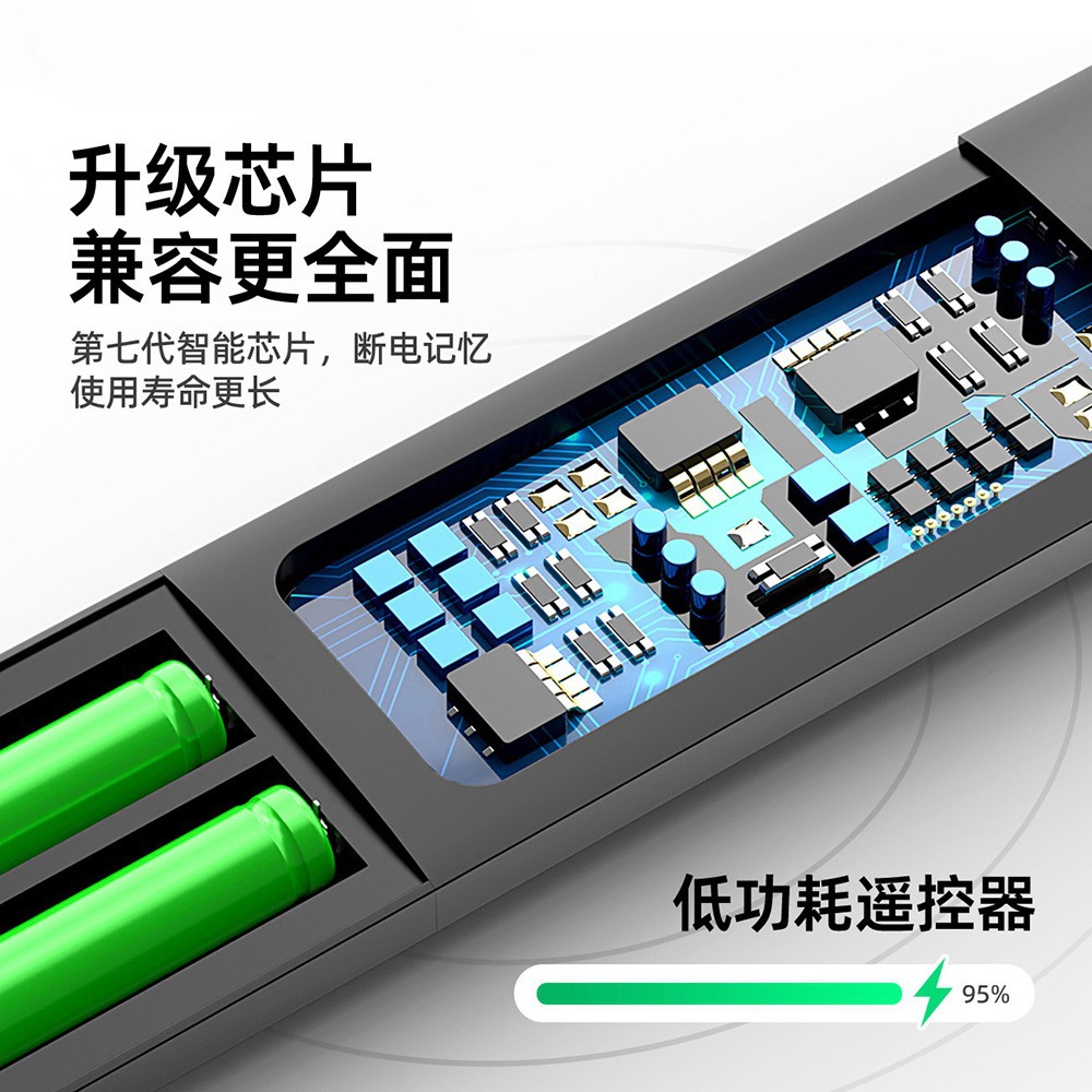 The original manufacturer of projector remote controls offers a wide range of universal Bluetooth voice projector remote controls in stock, supporting focusing Specification drawing