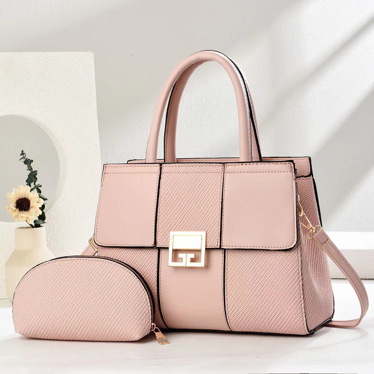 Cross-border bags two-piece set PU mother-and-child bag, large capacity, fashionable crocodile handbag pattern, elegant single-shoulder crossbody bag Application Scenario