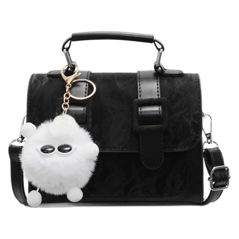 Retro, fashionable and stylish hand-held small square bag for women 2025 new style, trendy single-shoulder bag, versatile and casual crossbody bag Item Picture