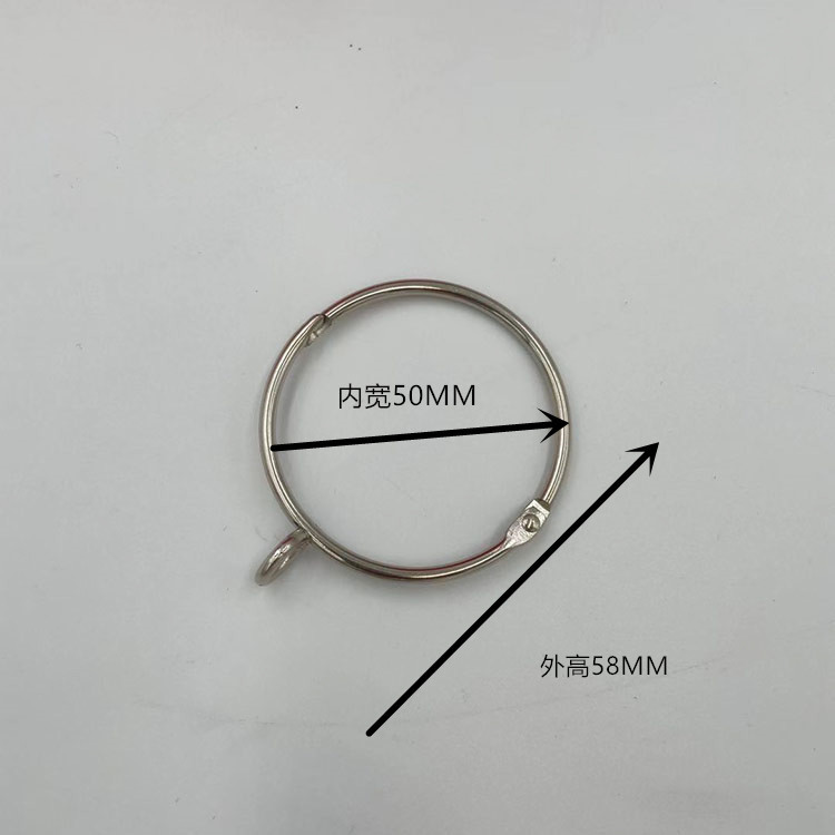 The ironwork open ring stainless steel clamp is easy to disassemble and assemble, with dimensions ranging from 38MM to 50MM full figure