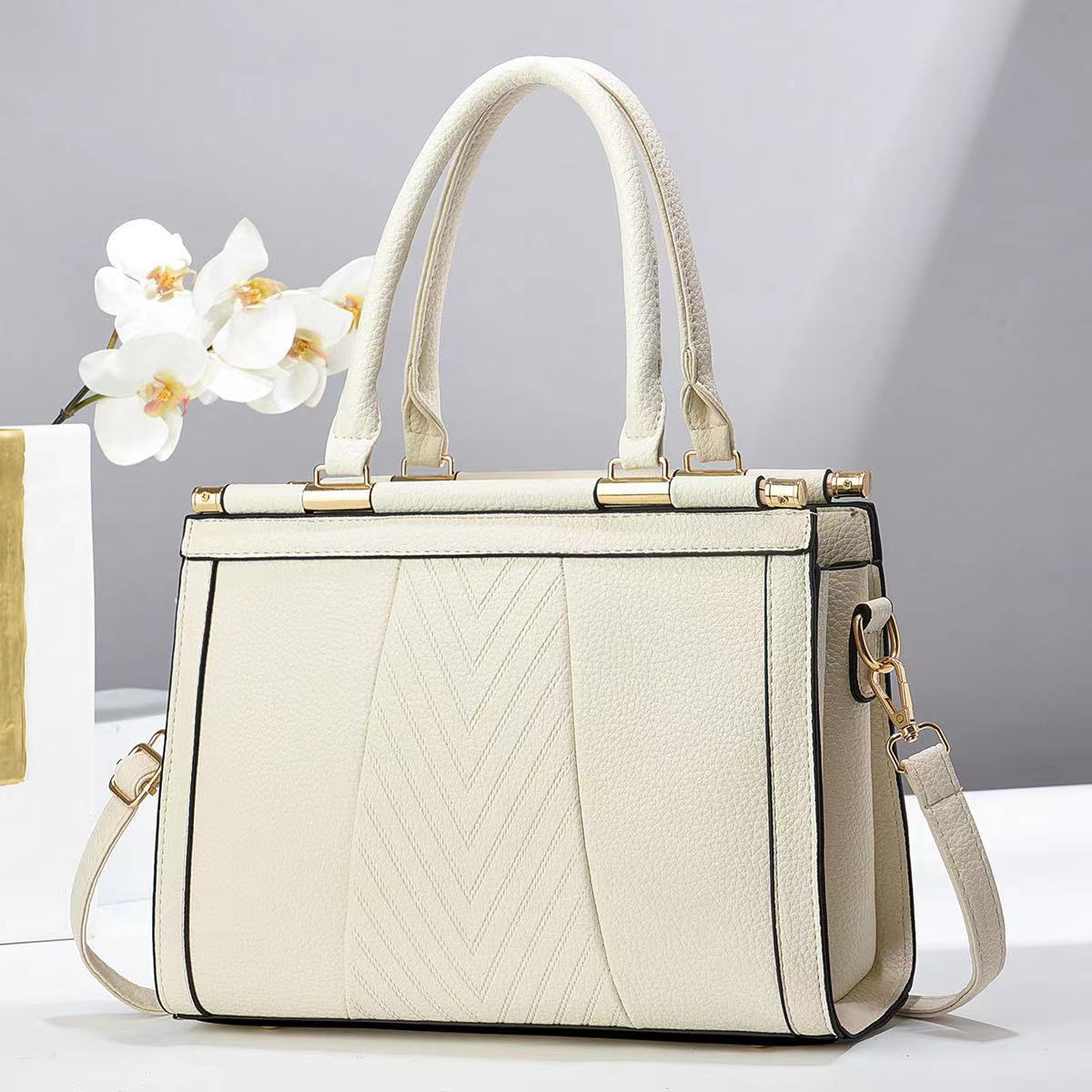New style of Korean-style casual cross-border bag with high appearance level, high-end feel, versatile shoulder bag, large capacity handbag and crossbody bag Specification drawing