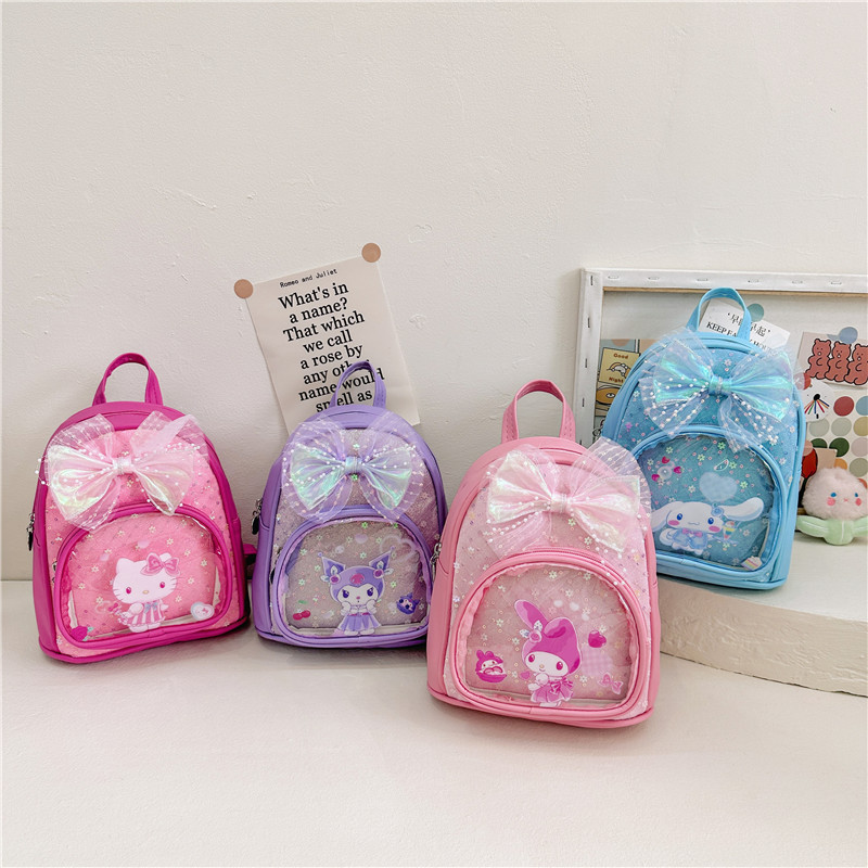 Children's schoolbag for 1-3 years old, kindergarten girls, small class, nursery class, anti-sequined cute cartoon princess backpack 2 full figure
