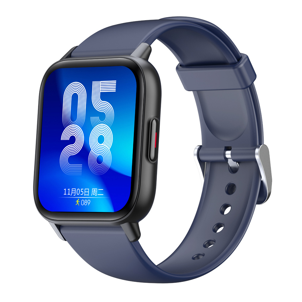 Factory direct sales QS16pro body temperature, heart rate, blood oxygen, waterproof, large battery 270mah men's and women's sports smartwatch Item Picture