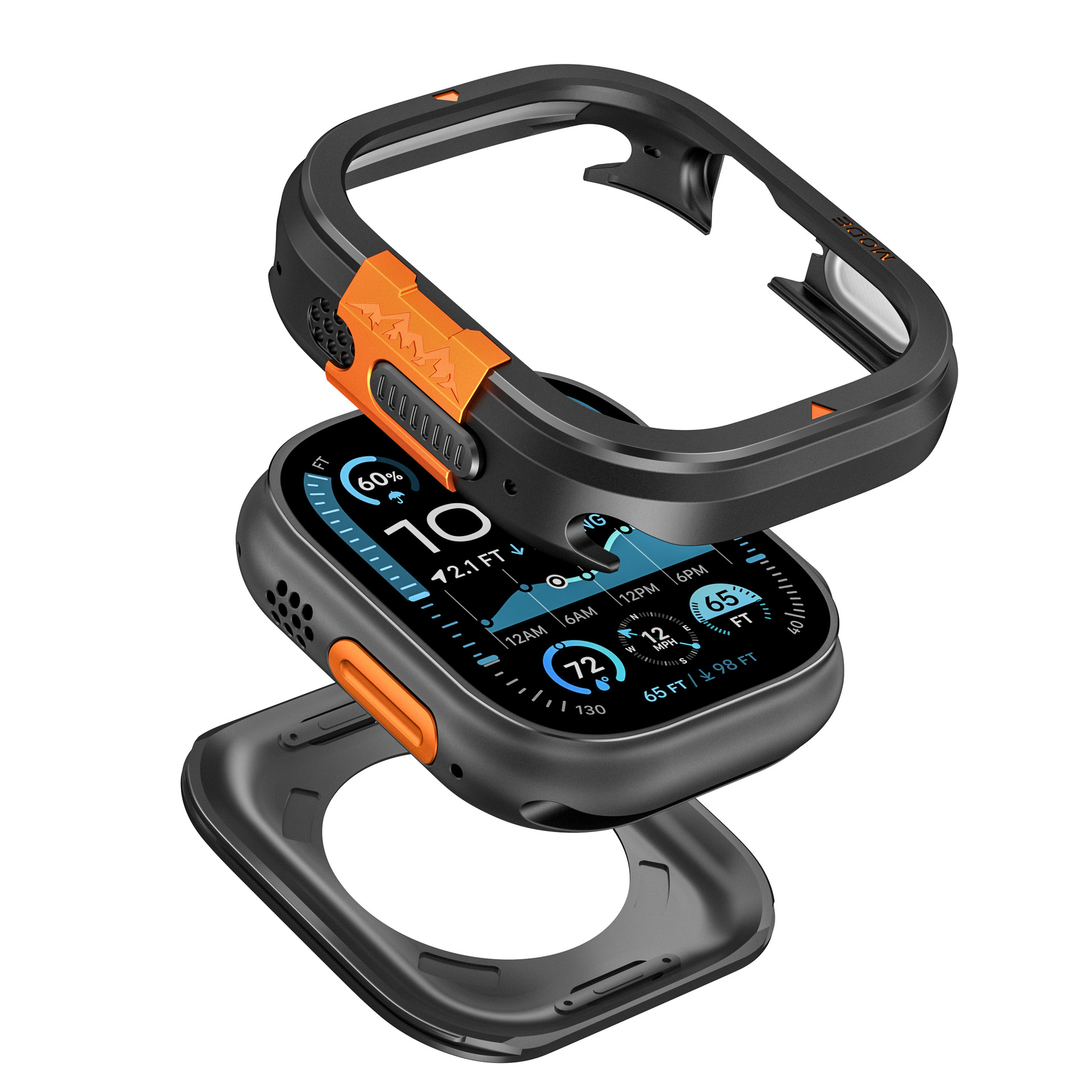 The apple alpine metal case is suitable for the apple watchS10. The Apple case is 49MM shockproof Item Picture