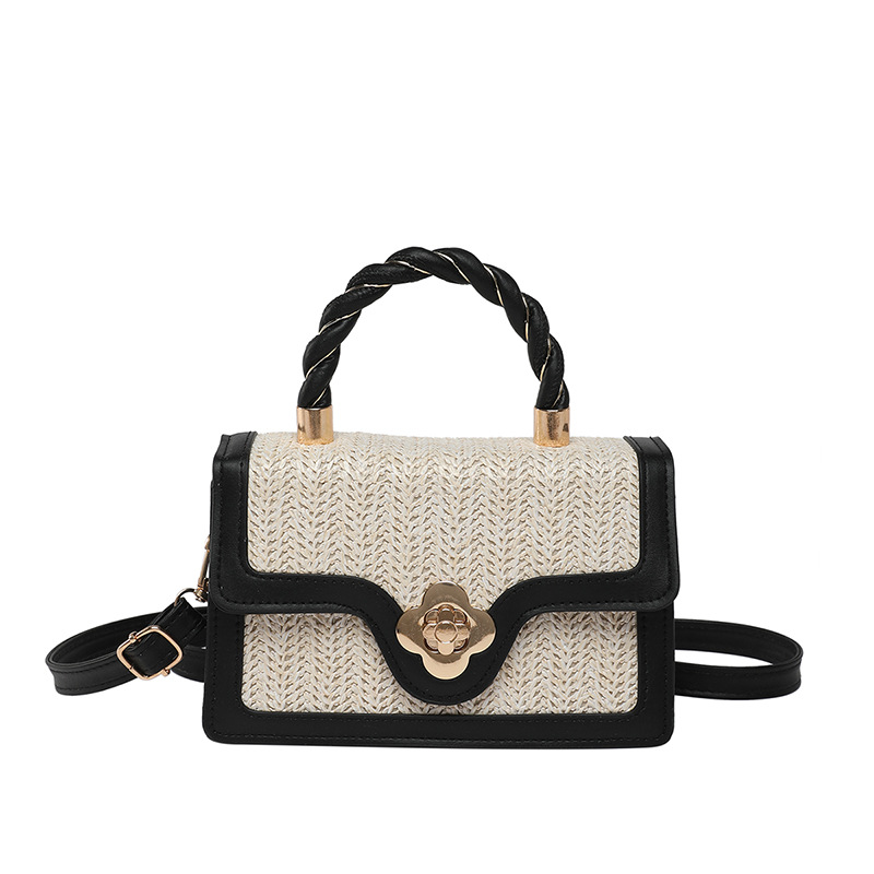 A simple and fashionable single-shoulder bag for women, a new spring 2025 fashion crossbody bag, a simple and casual retro small square bag for women Item Picture