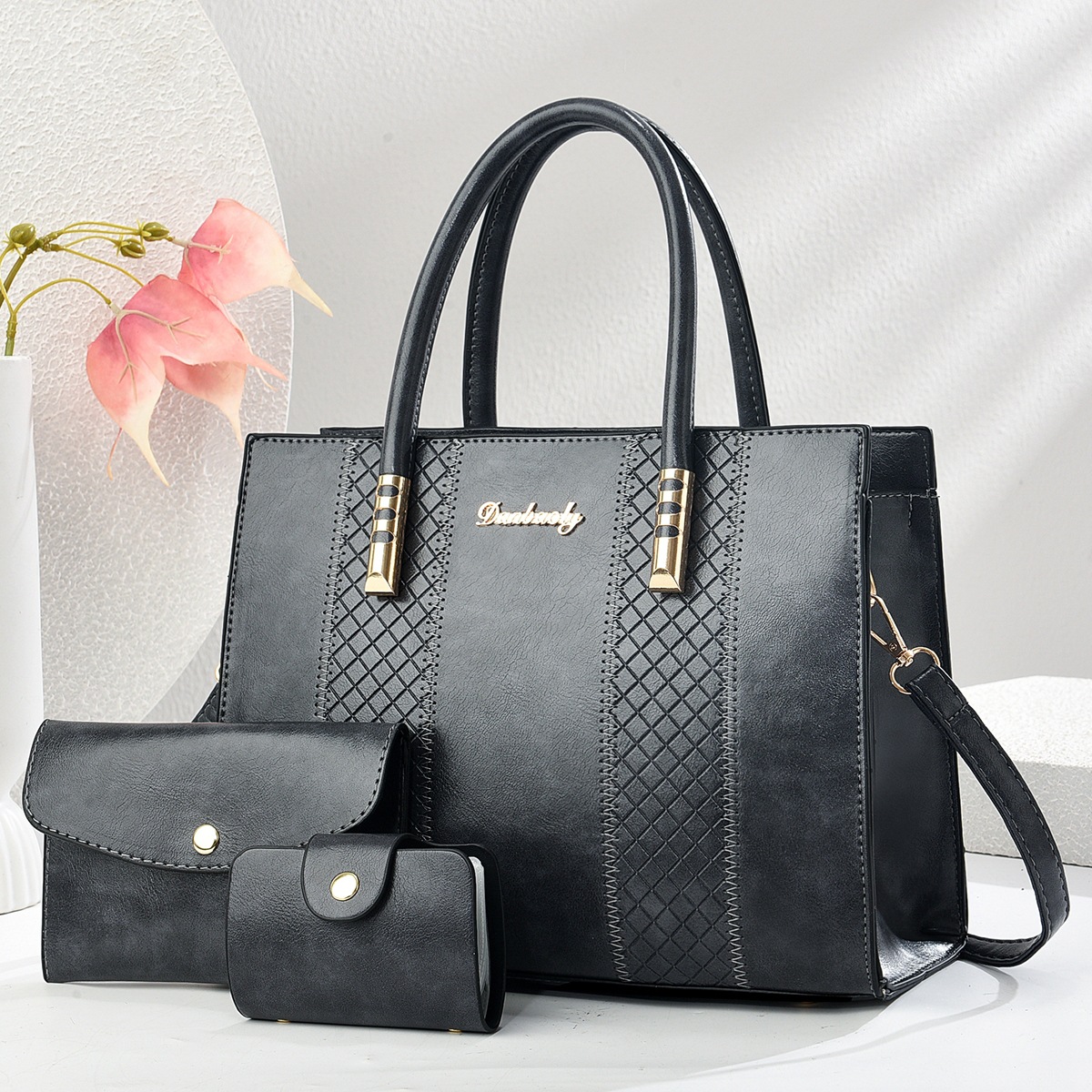 New Korean-style versatile crossbody bag, handbag, single-shoulder bag for African trade, popular women's bag, fashionable women's mother-and-child bag details Picture