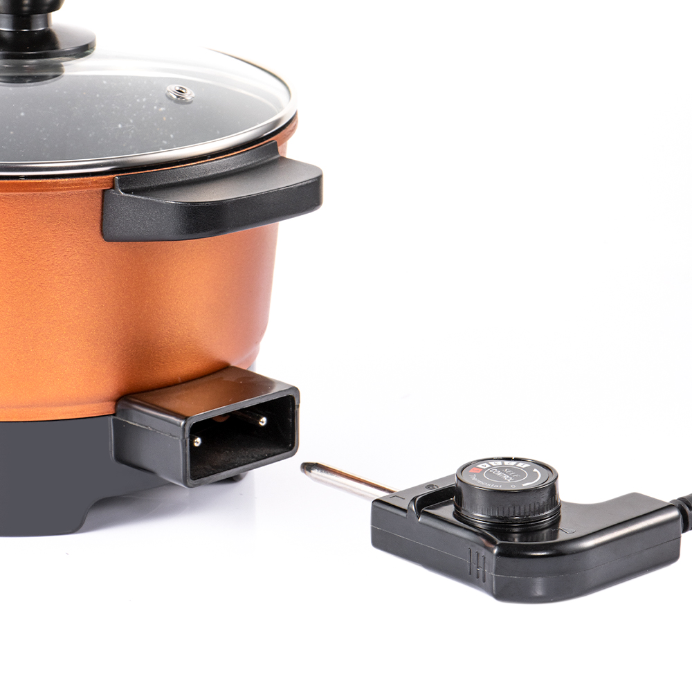 RAF European standard cross-border household barbecue, hot pot, grilling, boiling pot, small hot pot and barbecue all-in-one pot, multi-functional barbecue machine Specification image