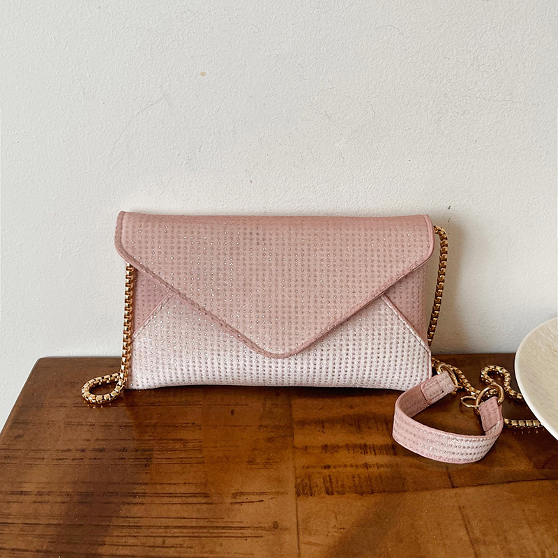 Niche envelope women's bag 2025 Korean style fashionable single-shoulder crossbody bag, underarm women's bag, casual and simple bag full figure