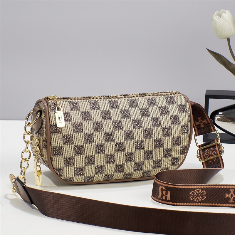 New 2023 women's crossbody bag, fashionable cross-border trend, casual and stylish, single-shoulder crossbody bag, dumpling bag wholesale full figure