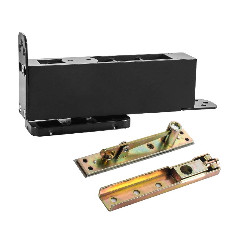 Wooden door floor spring, no need to dig pits, 90-degree positioning, frame door, no need to cut grooves, hidden buffer positioning wooden door floor spring Item Picture