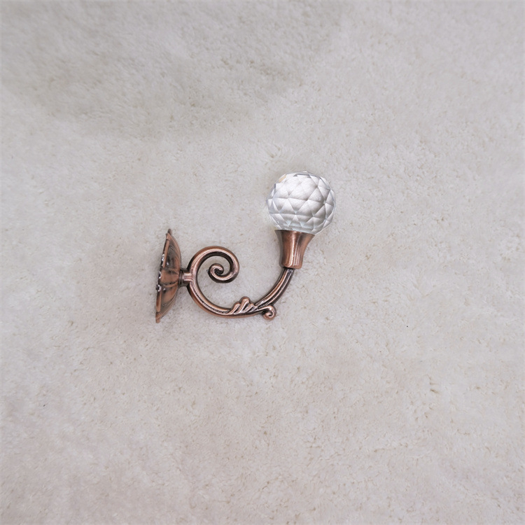 【 Yonghao Hardware 】 Factory direct sales of engraved small crystal balls, aluminum alloy curtains, wall hooks, and crystal hooks Application Scenario