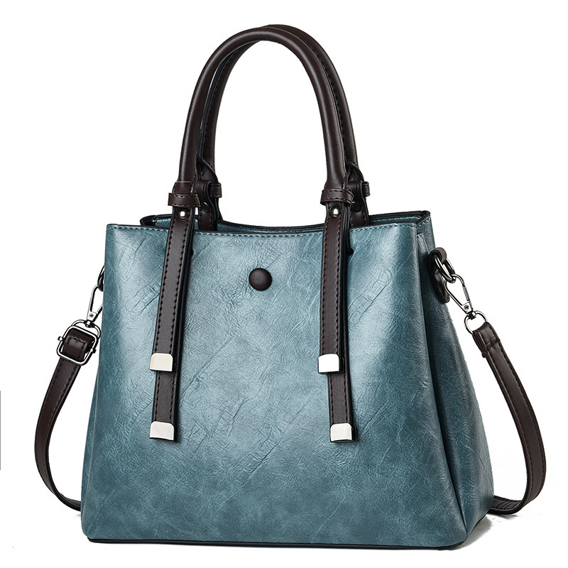 Large women's bag 2022 Autumn New style trendy retro handbag, large capacity, elegant texture, single-shoulder bag, mom bag Item Picture