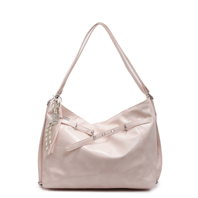 High-capacity commuting bag for women, 2025 new style, high-end, simple and versatile single-shoulder bag, student class crossbody bag Item Picture