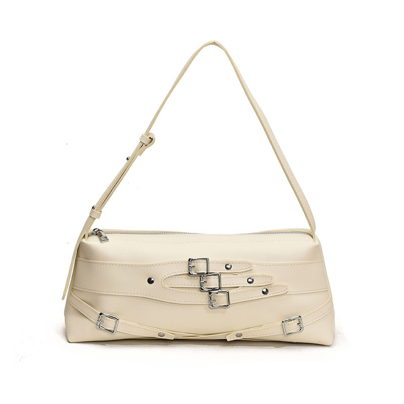 Korean motorcycle style underarm bag for women, 2025 new trendy, fashionable and stylish baguette bag, versatile single-shoulder handbag Item Picture