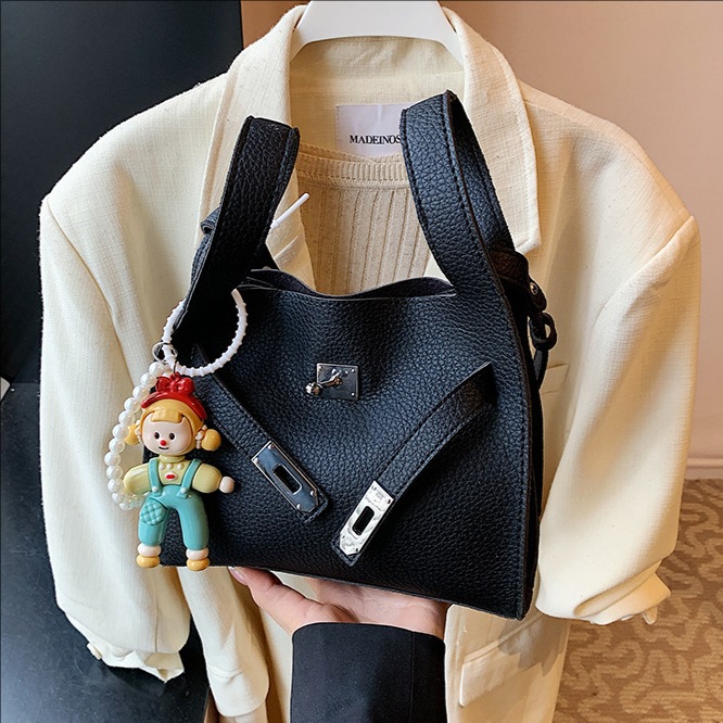 Cross-border niche design handbag, women's 2025 new style, high-end commuting retro versatile single-shoulder crossbody bag full figure