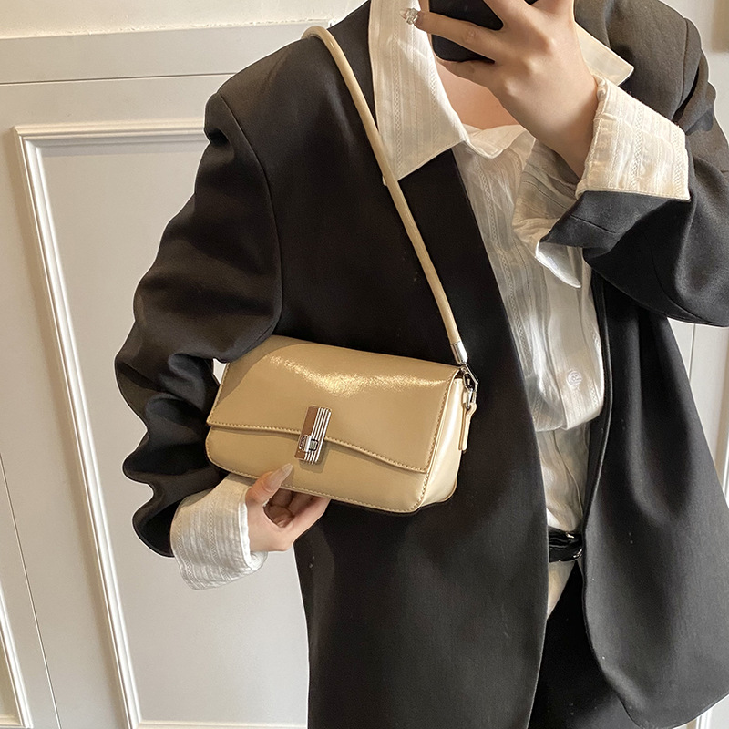 Korean niche design underarm bag for women 2025 new style, high-end and versatile single-shoulder bag, fashionable and trendy crossbody bag Specification drawing