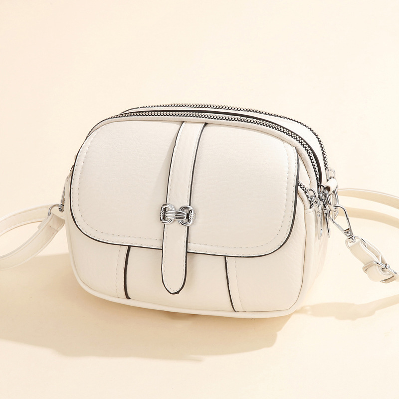 The new 2025 stylish and versatile crossbody small round bag for women, a high-end single-shoulder bag with a high-quality hand-held bag Specification drawing