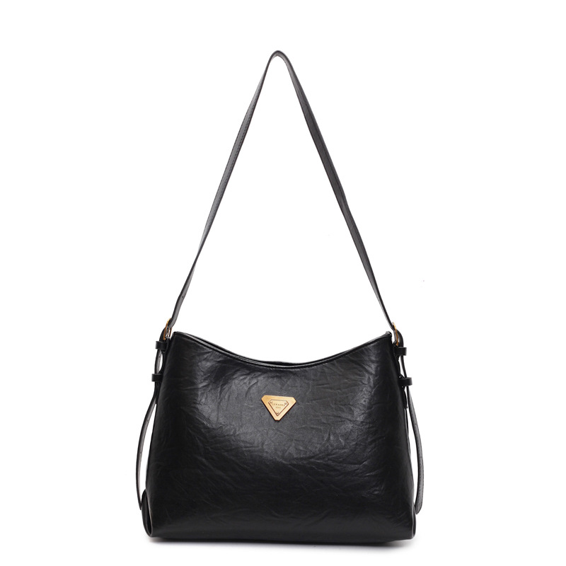 High-end Tote bag for women, 2025 new style, large-capacity commuter underarm bag, fashionable and retro single-shoulder crossbody bag Item Picture