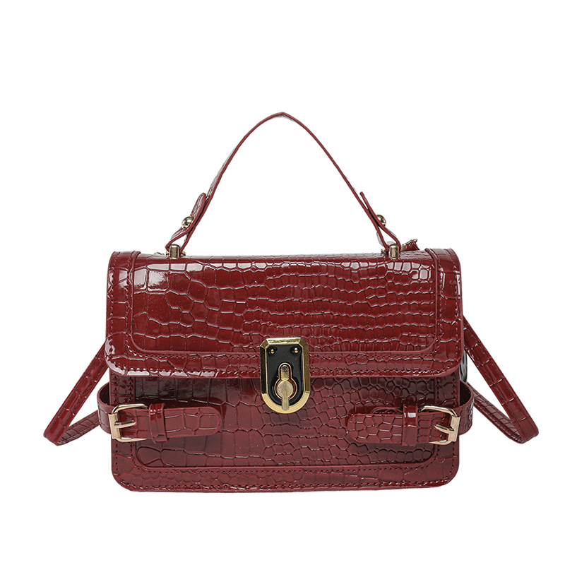 Niche fashion color-blocking design small bags for women, Spring/Summer 2025, hand-held small square bags, single-shoulder bags, crossbody bags Item Picture