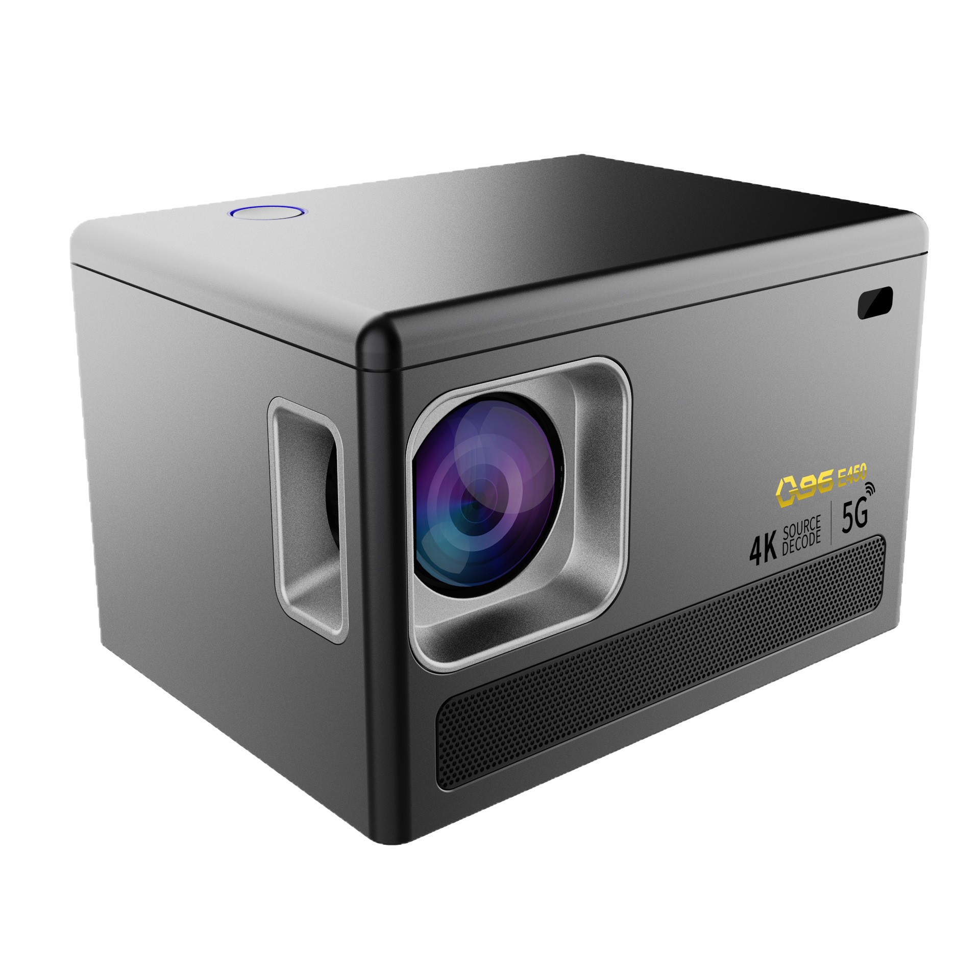 Cross-border smart projector, home ultra-high-definition 4K projector, home theater, living room and bedroom wall projection, mobile phone projection Item Picture