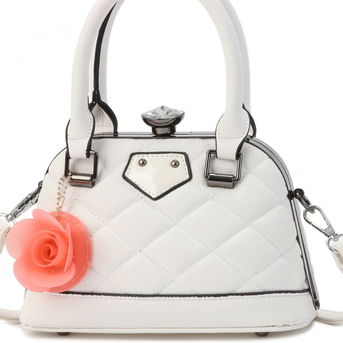 New embroidered steel frame bag, shell bag, Korean style, fashionable and simple single-shoulder bag, crossbody bag, trendy women's bag, factory direct sales Application Scenario