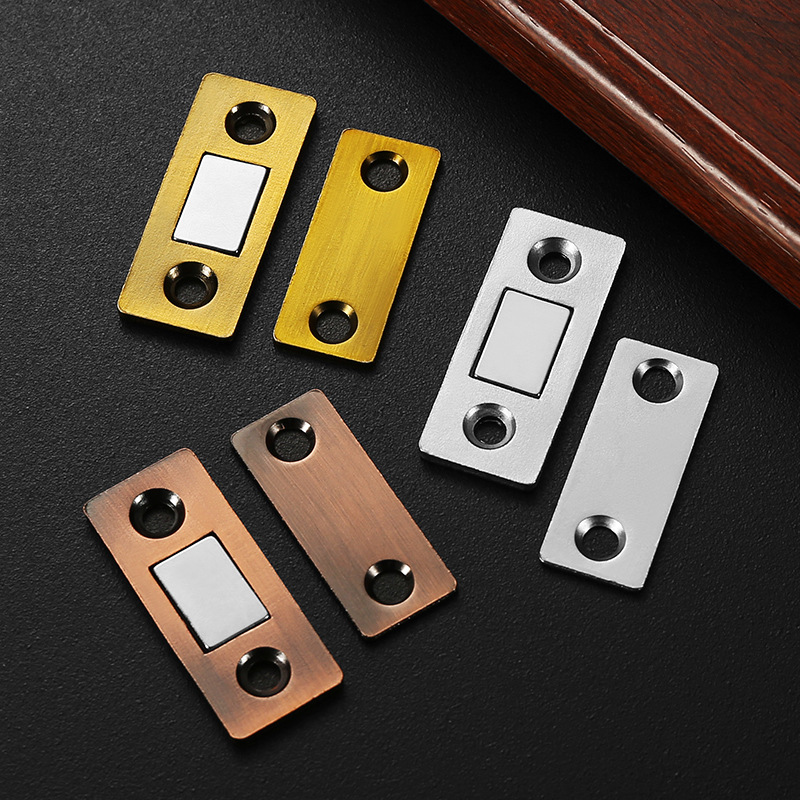 Non-perforated cabinet door, wardrobe sliding door, magnetic sliding door, door attraction, ultra-thin miniature invisible strong magnetic attraction, old-fashioned knocking beads Application Scenario