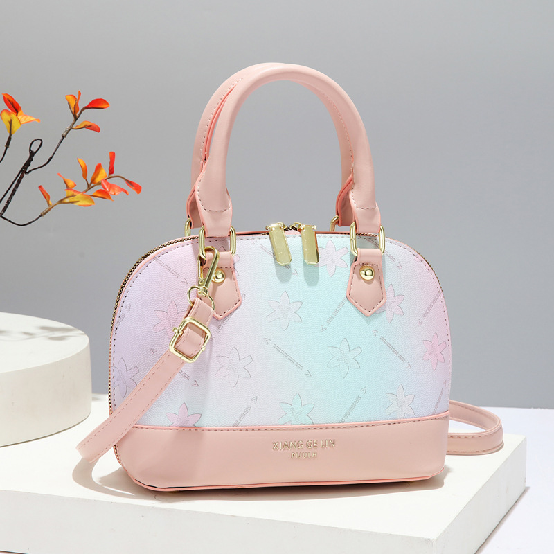 Rainbow shell bag 2024ladies handbags new women 's bag, Korean style handbag Specification drawing
