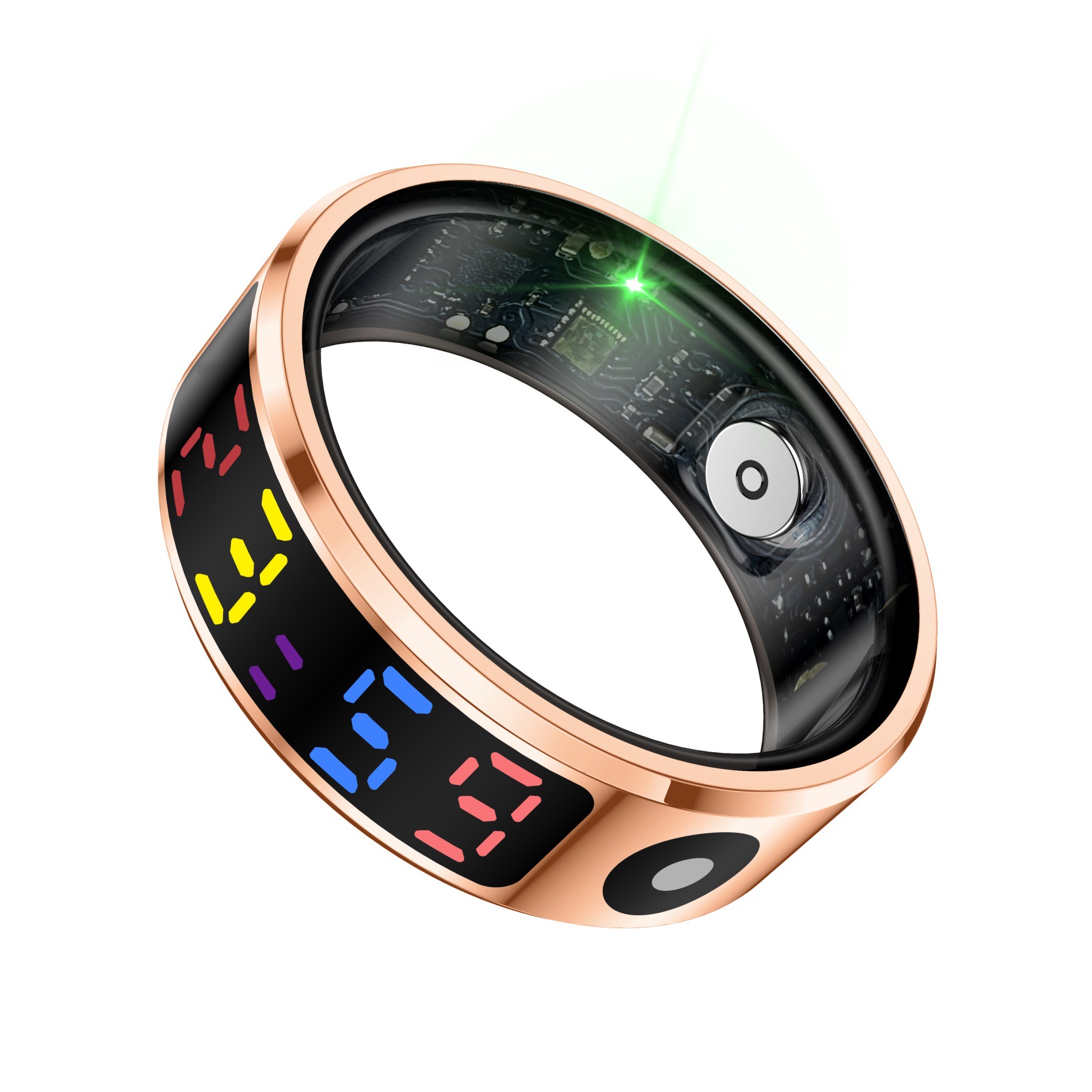 R12 display smart ring heart rate blood oxygen sleep health Item Picture