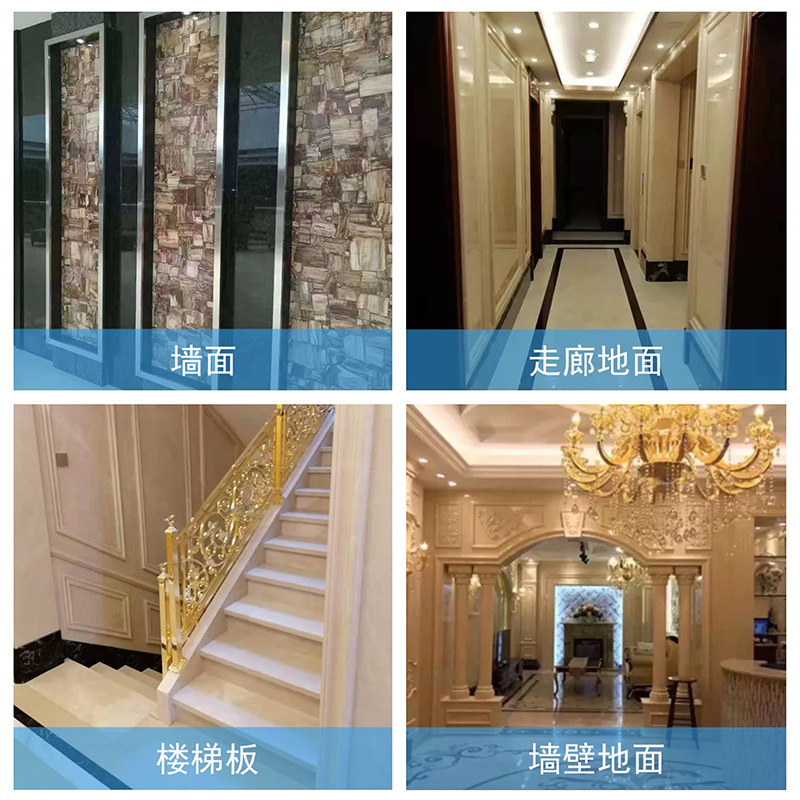 The factory supplies engineering wholesale stone, light-style and simple entrance corridor ecological stone, French wood grain stone and marble Item Picture
