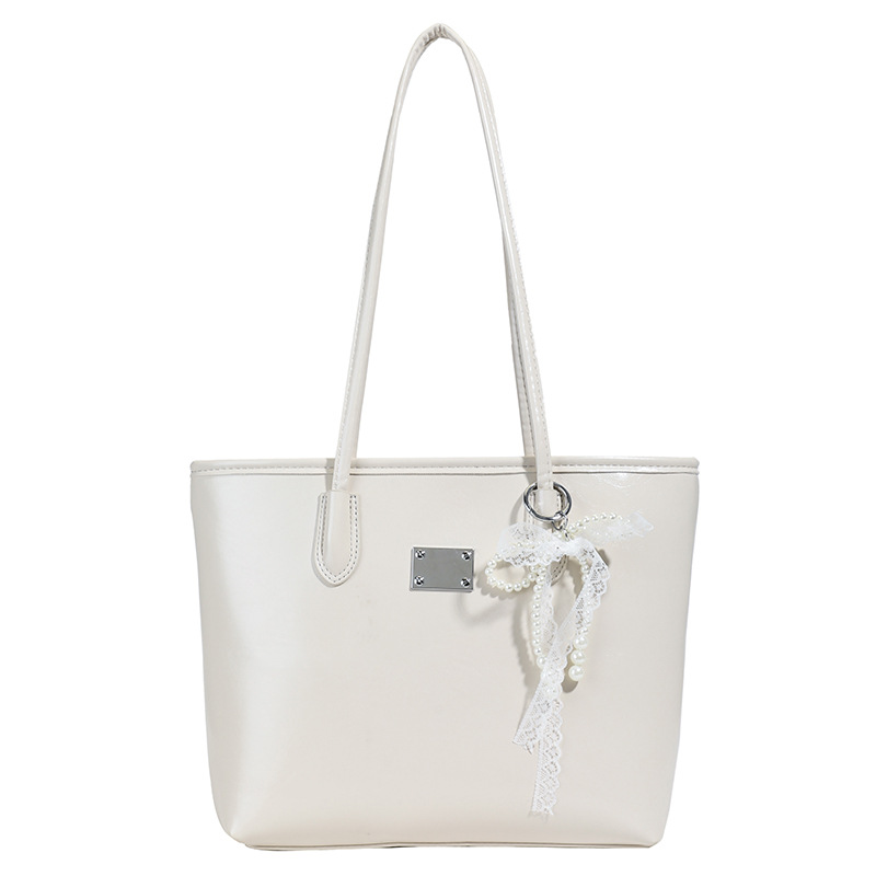 Cross-border 2025 New Style fashionable and simple tote bag, casual and trendy, large-capacity tote bag, niche design bag for women Item Picture