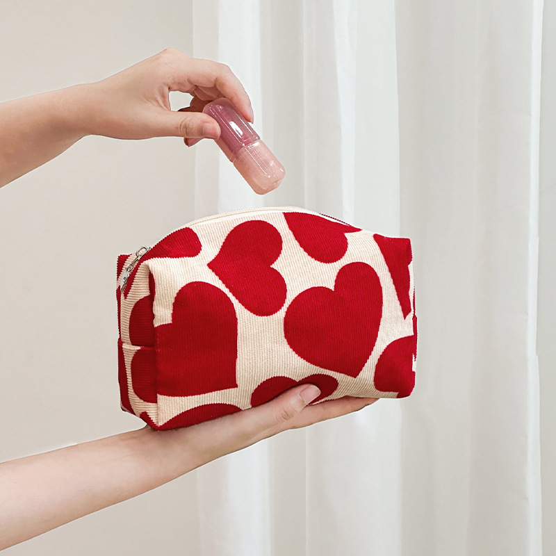 Runhui's new Qingxin Octagonal makeup Bag, travel cosmetics storage bag, large-capacity makeup bag, one-piece consignment details Picture
