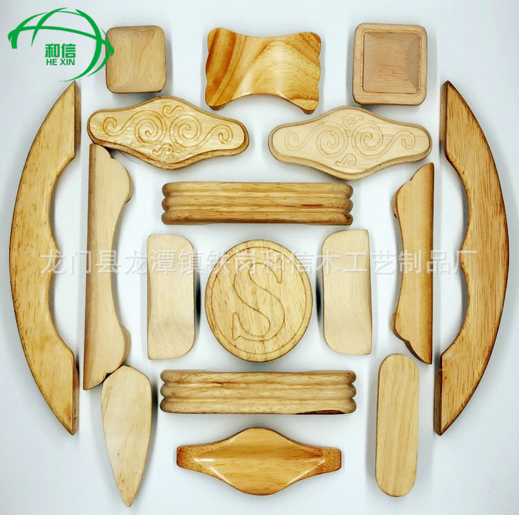 Factory direct supply of bamboo slat-shaped wooden handles, semi-circular handles, beech wood handles, drawer and wardrobe door simple wooden handles Application Scenario