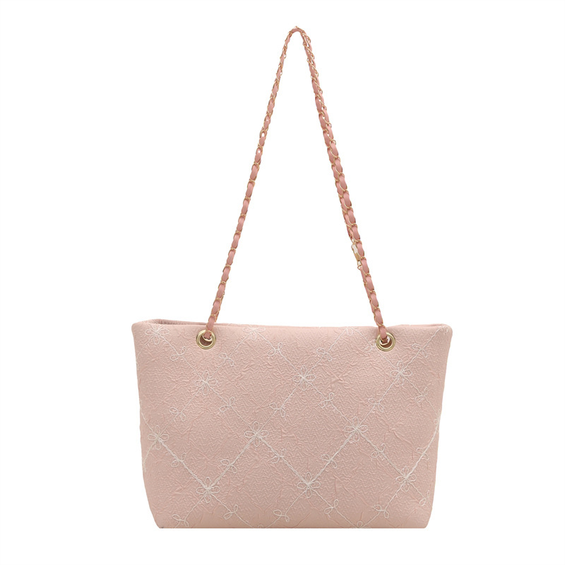 Trendy and fashionable women's single-shoulder underarm bag 2025, large-capacity simple tote bag for women, student commuting to school Item Picture