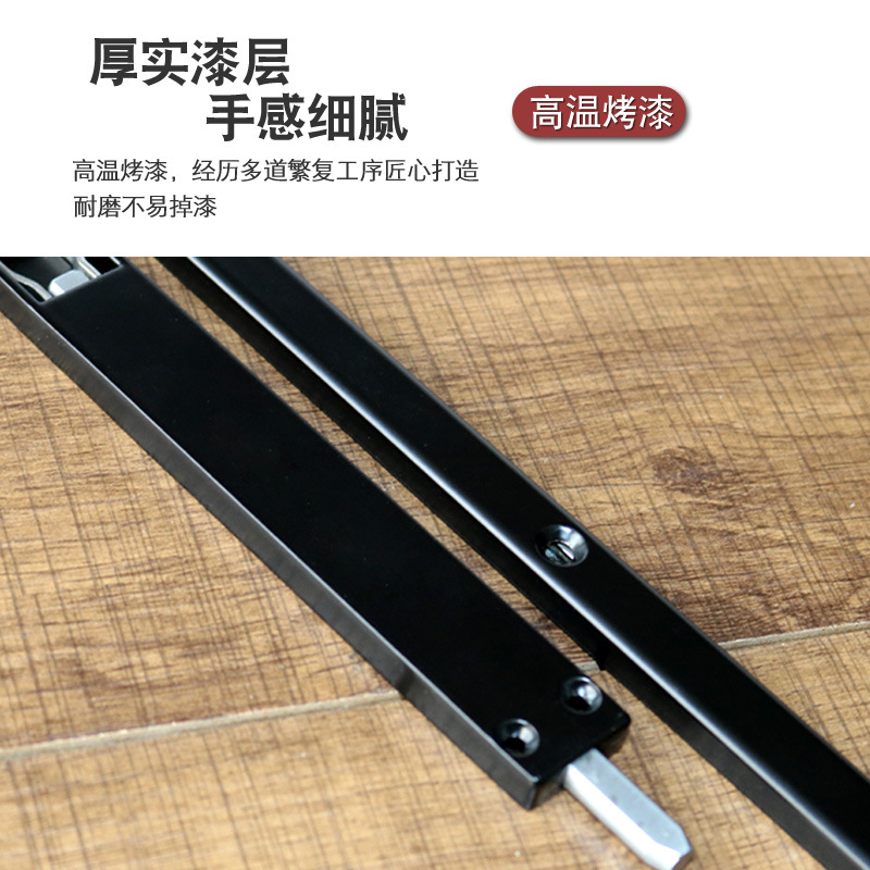 The old-fashioned broken bridge aluminum alloy door and window with exposed top and bottom latch, plastic-steel swing door latch, anti-theft safety latch and upper and lower lock bolts Application Scenario