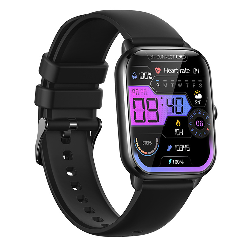 New large-screen smartwatch for women, heart rate and blood pressure, smart bracelet, Bluetooth call, voice assistant, waterproof for cross-border use Item Picture